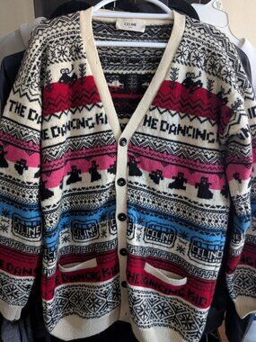 CELINE Hedi Slimane - SS21 The Dancing Kid Cardigan - Large